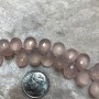 Jewelry Grade Pink Chalcedony Faceted Top-Drilled Drop Beads