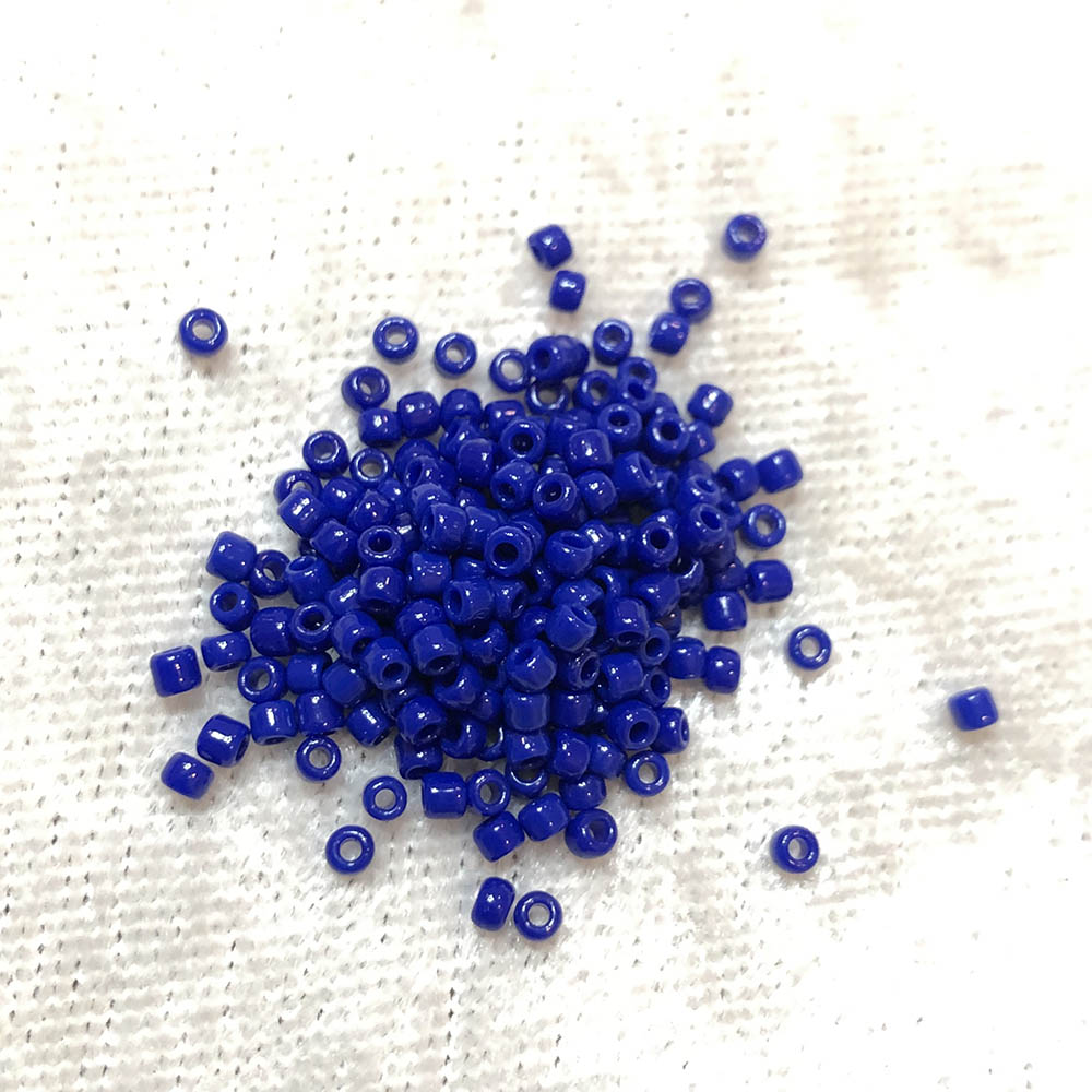 11/0 Opaque Cobalt 414 Japanese Seed Beads