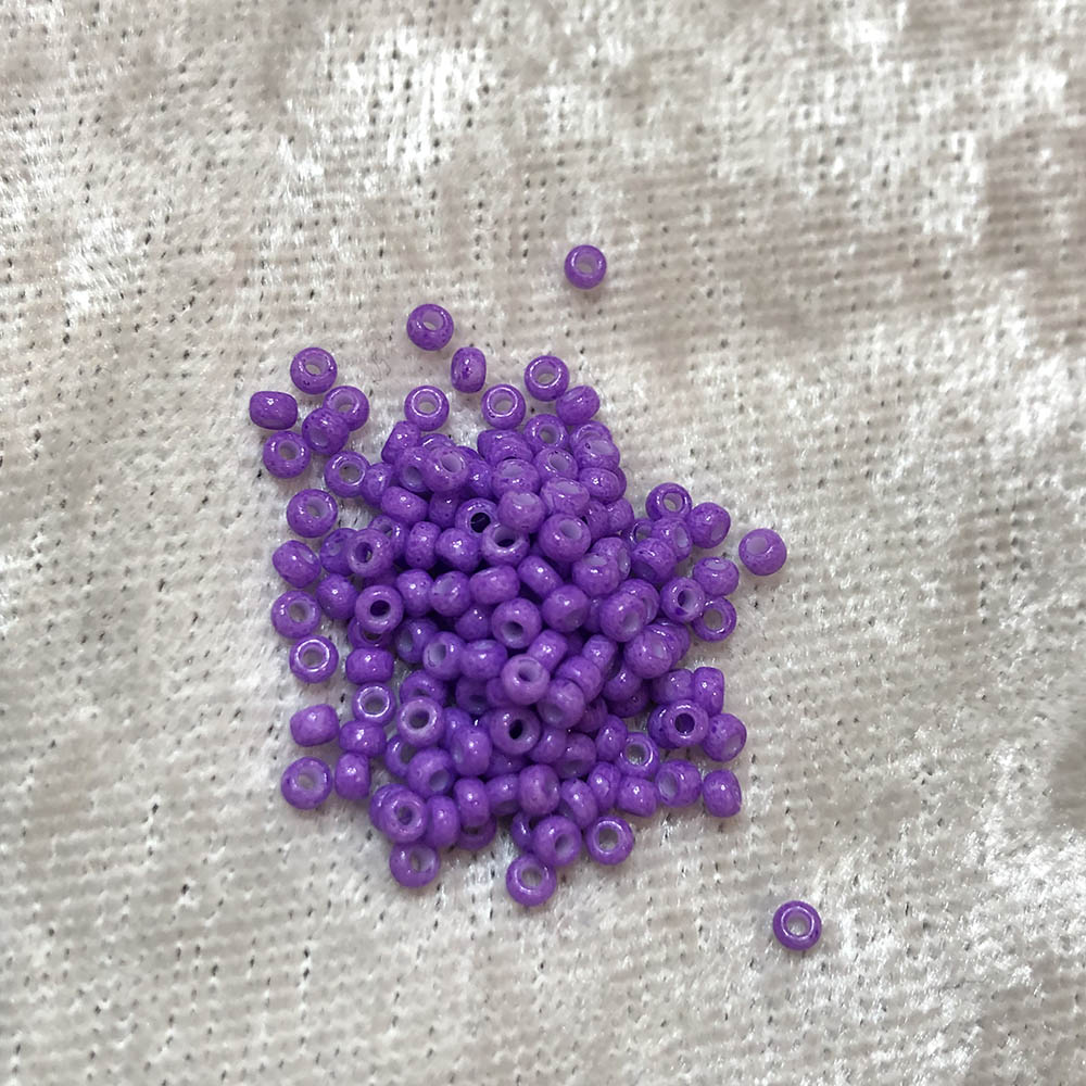 11/0 Opaque Medium Purple 419D Japanese Seed Beads