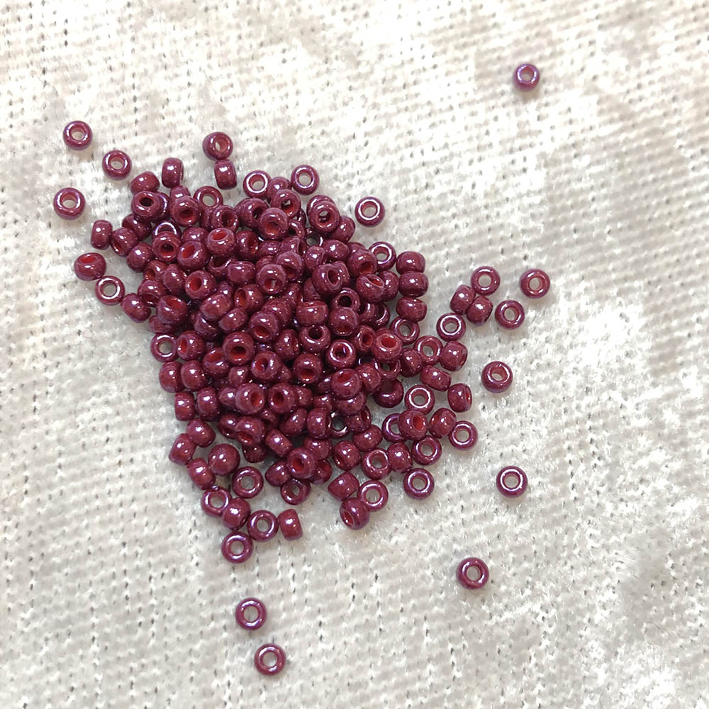 11/0 Opaque Luster Dark Red 426B Japanese Seed Beads