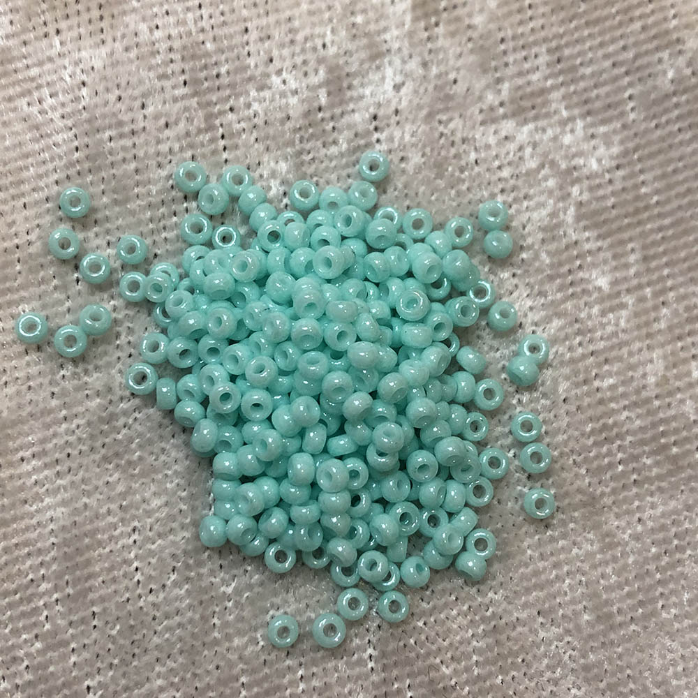 11/0 Opaque Light Aqua Green 412B Japanese Seed Beads