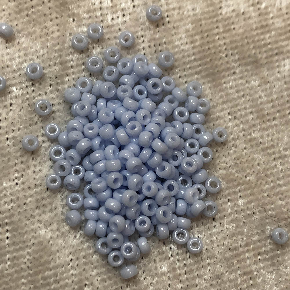 11/0 Opaque Light Powder Blue 413N Japanese Seed Beads