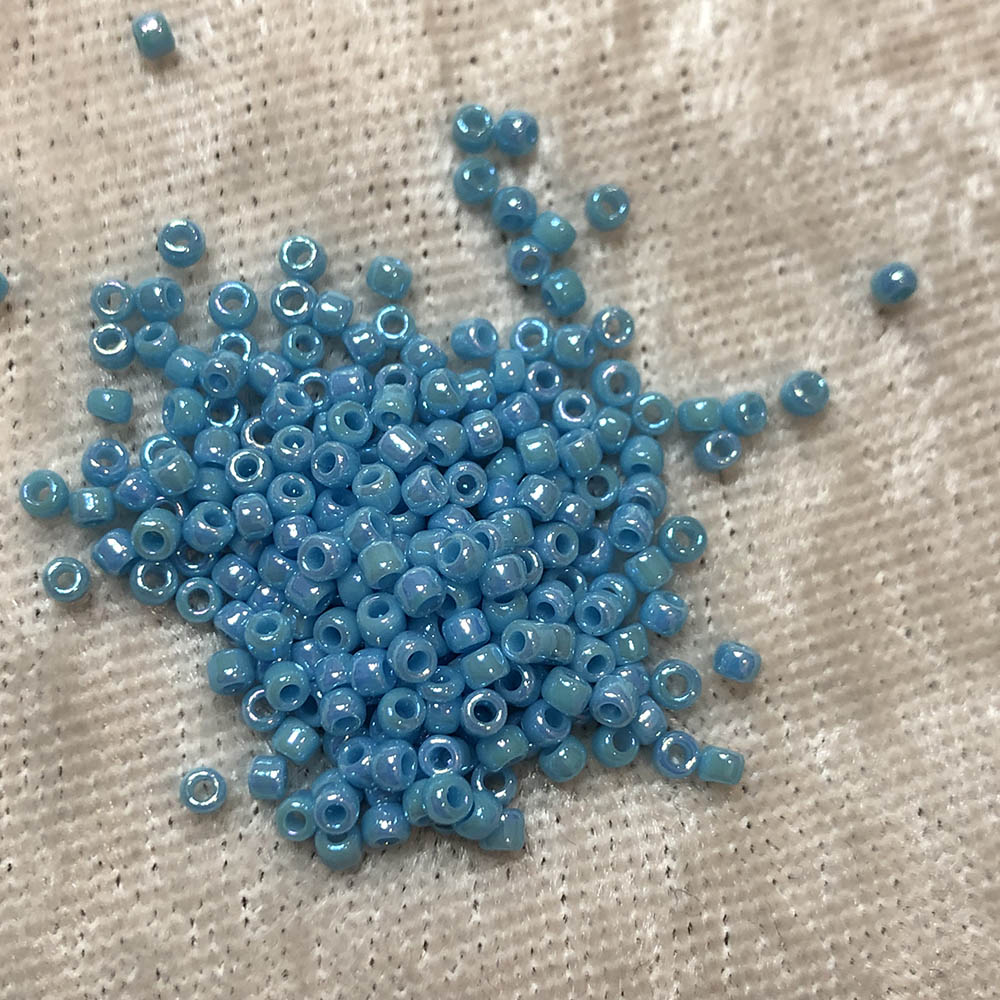 11/0 Opaque Light Blue Luster 430A Japanese Seed Beads