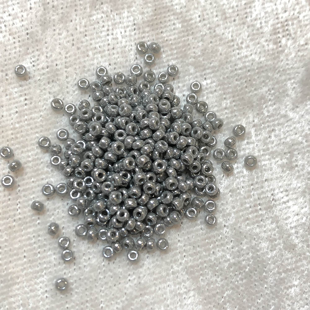 11/0 Dark Grey Luster 449A Japanese Seed Beads