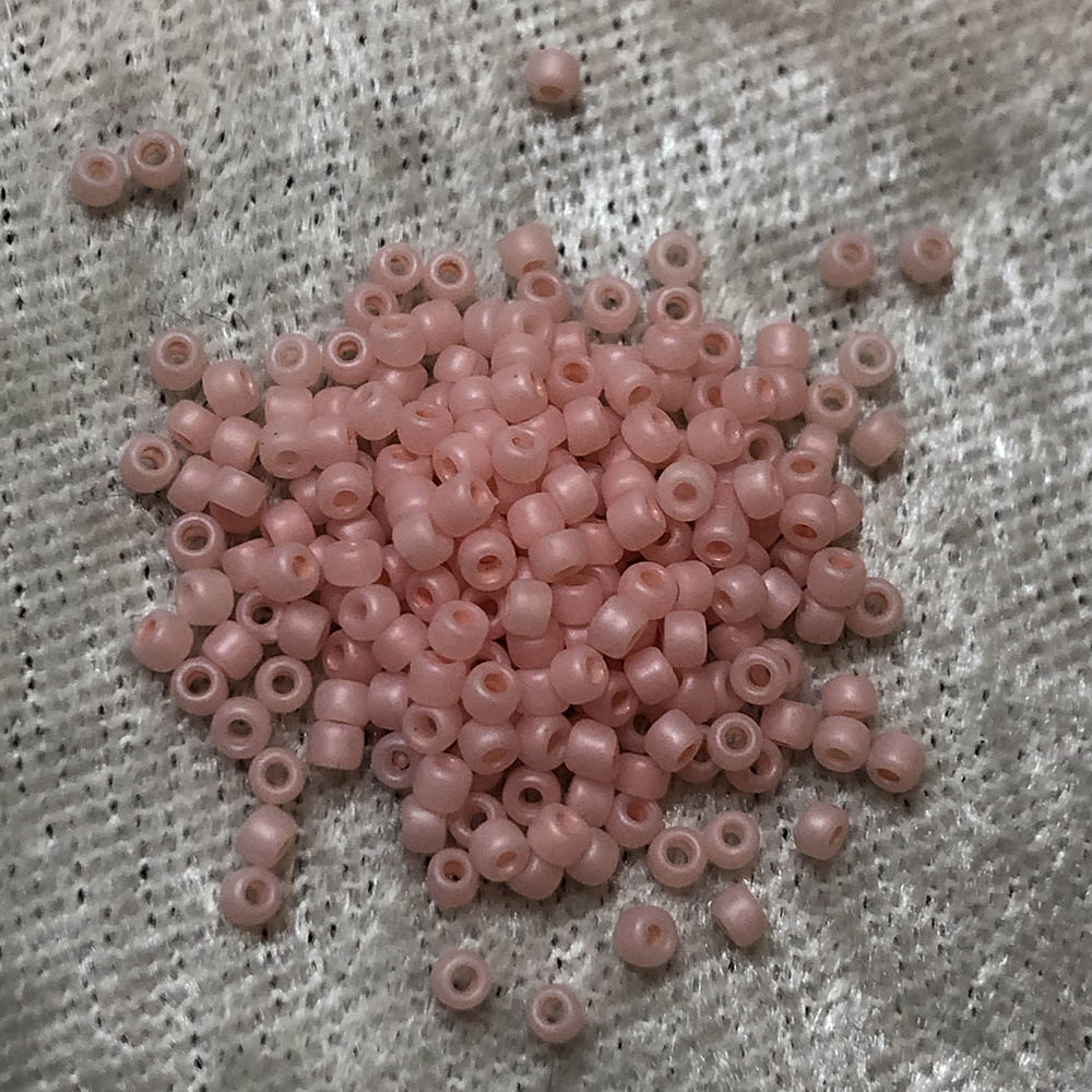 11/0 Frosted Baby Pink F518 Japanese Seed Beads