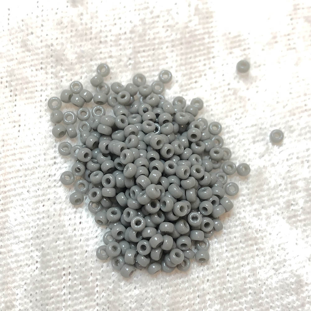 11/0 Opaque Medium Grey 416 Japanese Seed Beads 