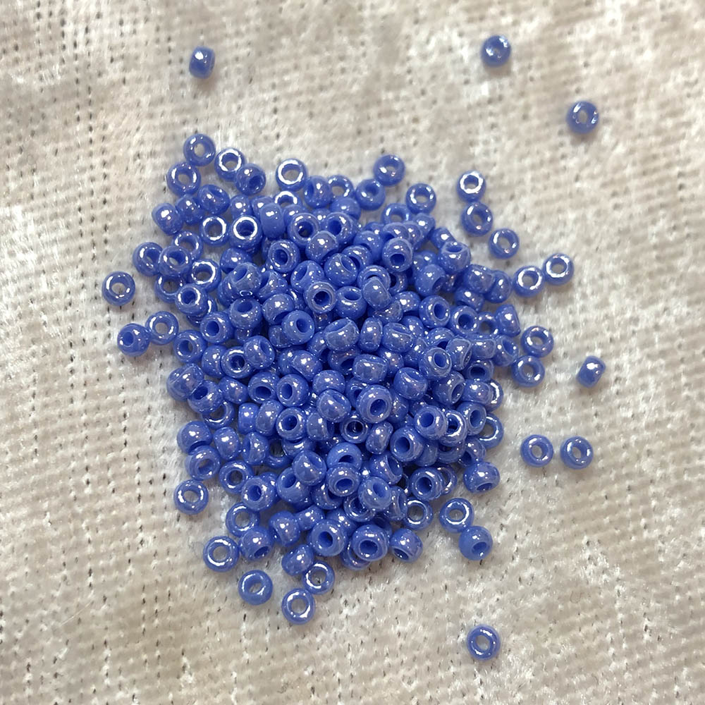 11/0 Opaque Luster Light Sapphire 430D Japanese Seed Beads