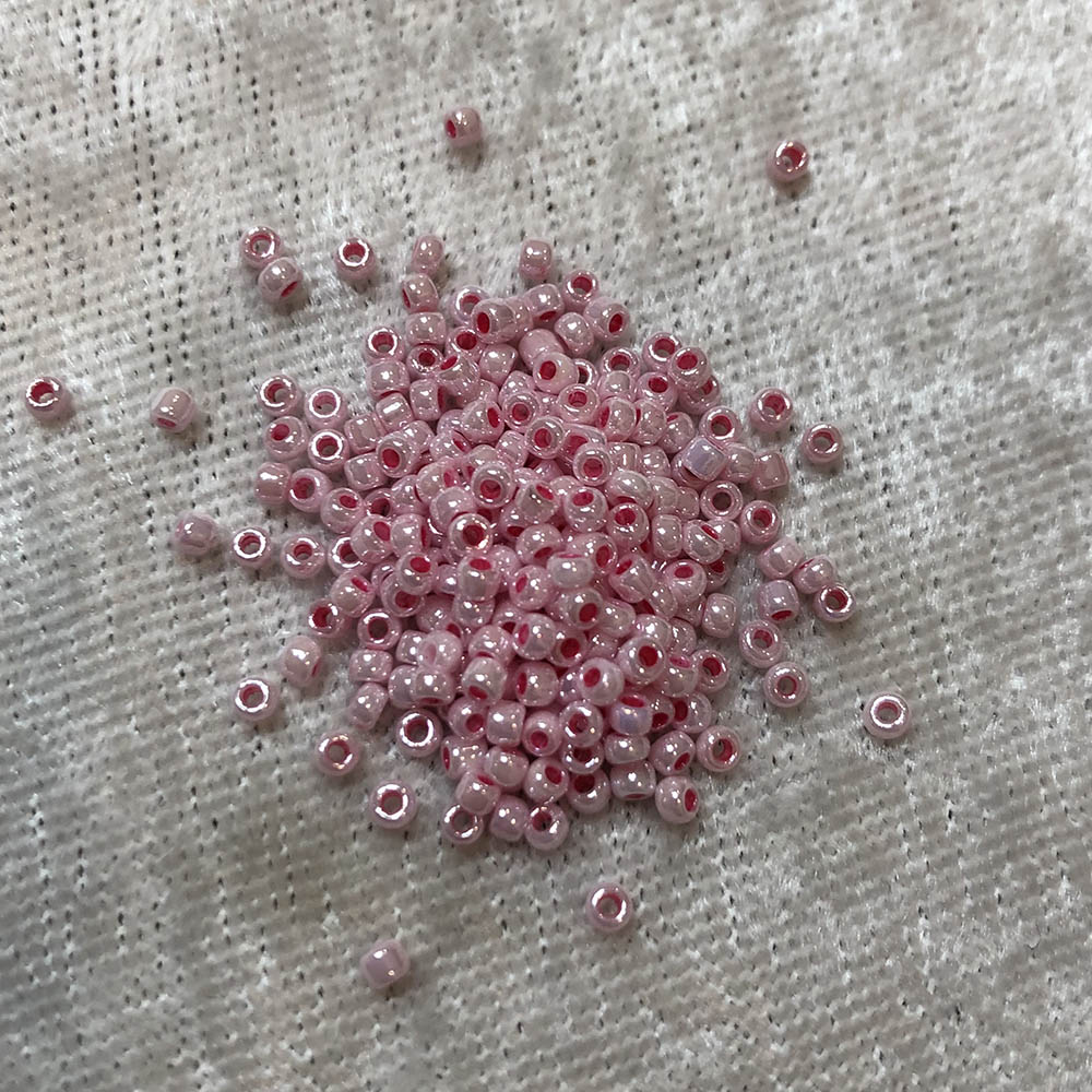 11/0 Opaque Pink Salmon 429B Japanese Seed Beads