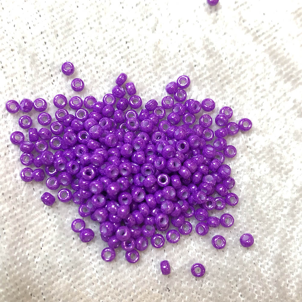 11/0 Opaque Deep Plum Luster 438 Japanese Seed Beads 