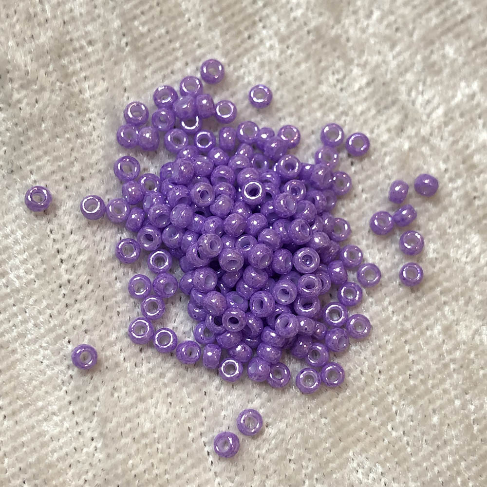 11/0 Opaque Light Purple Luster 437 Japanese Seed Beads