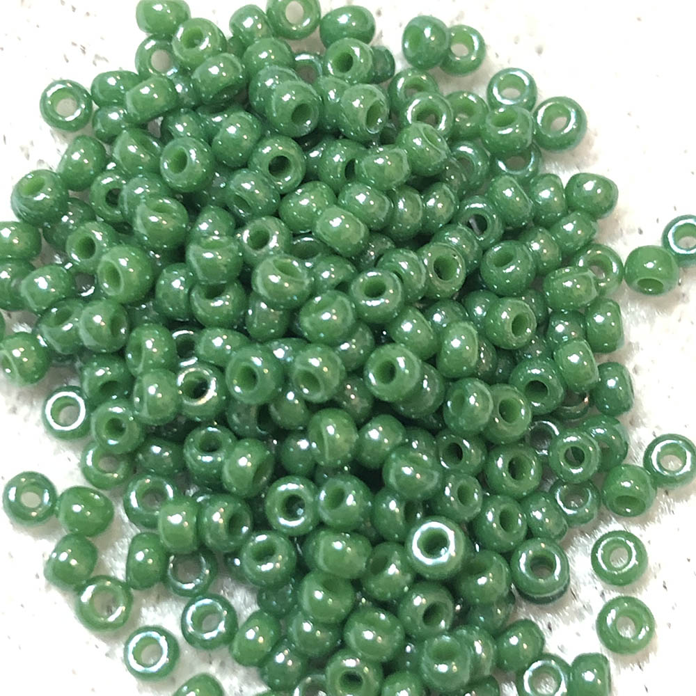 11/0 Opaque Jade Luster 431J Japanese Seed Beads