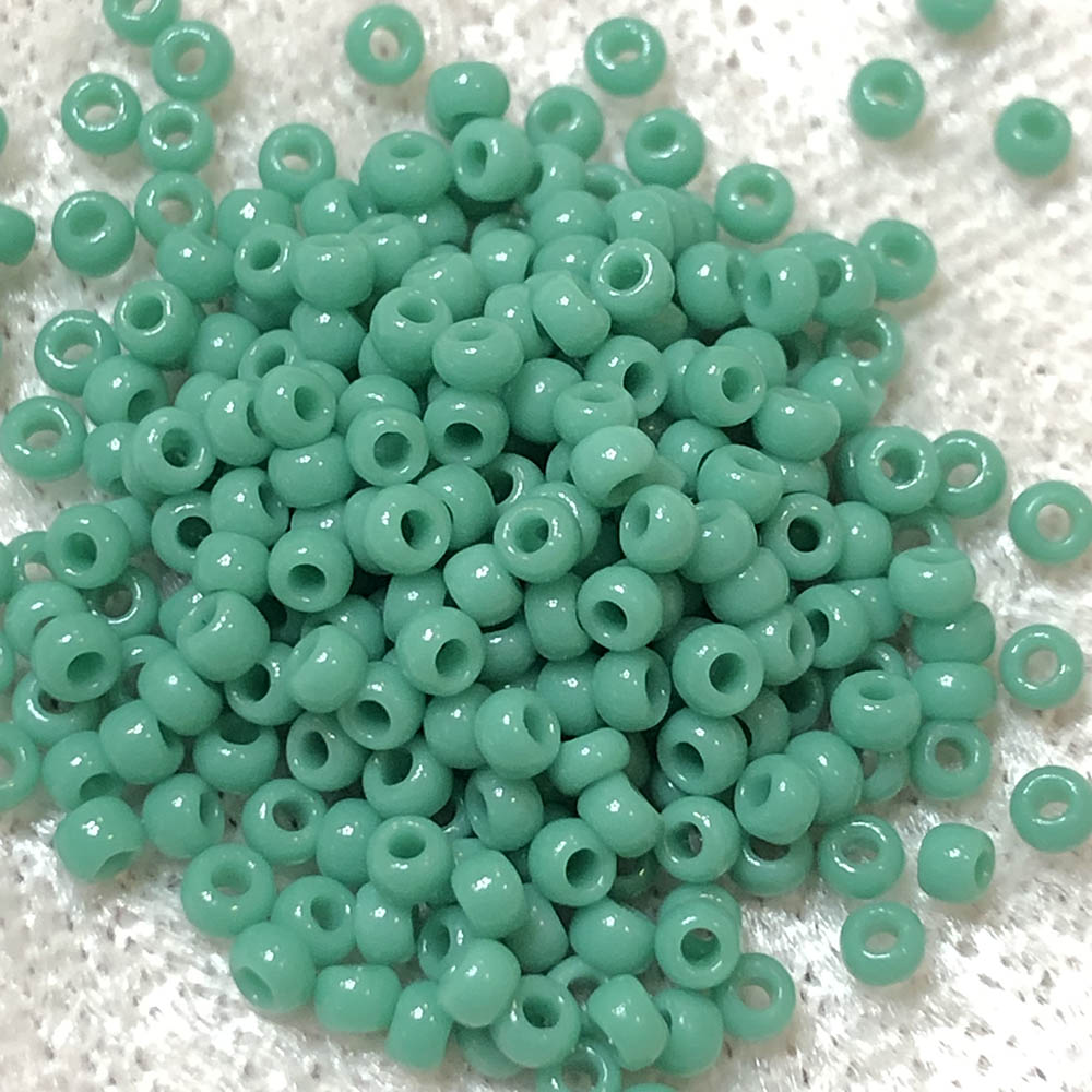 11/0 Opaque Matte Turquoise 412F Japanese Seed Beads