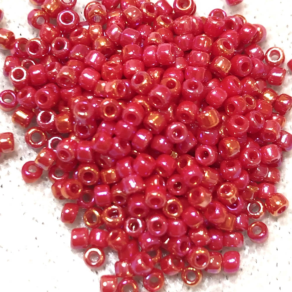 11/0 Opaque Red AB 426A Japanese Seed Beads