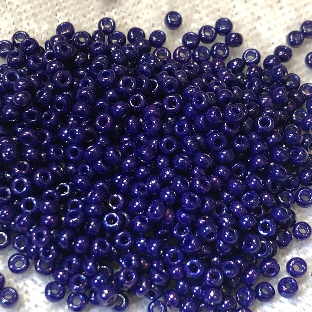 11/0 Opaque Metallic Purple AB 430S Japanese Seed Beads