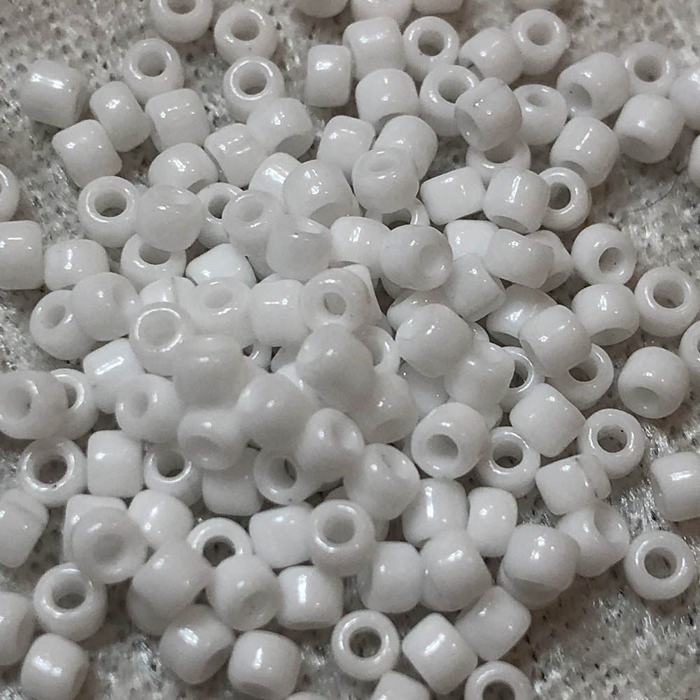 8/0 Opaque White 402 Japanese Seed Beads