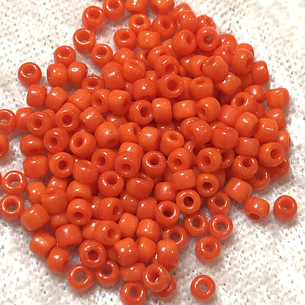 8/0 Opaque Orange 406 Japanese Seed Beads