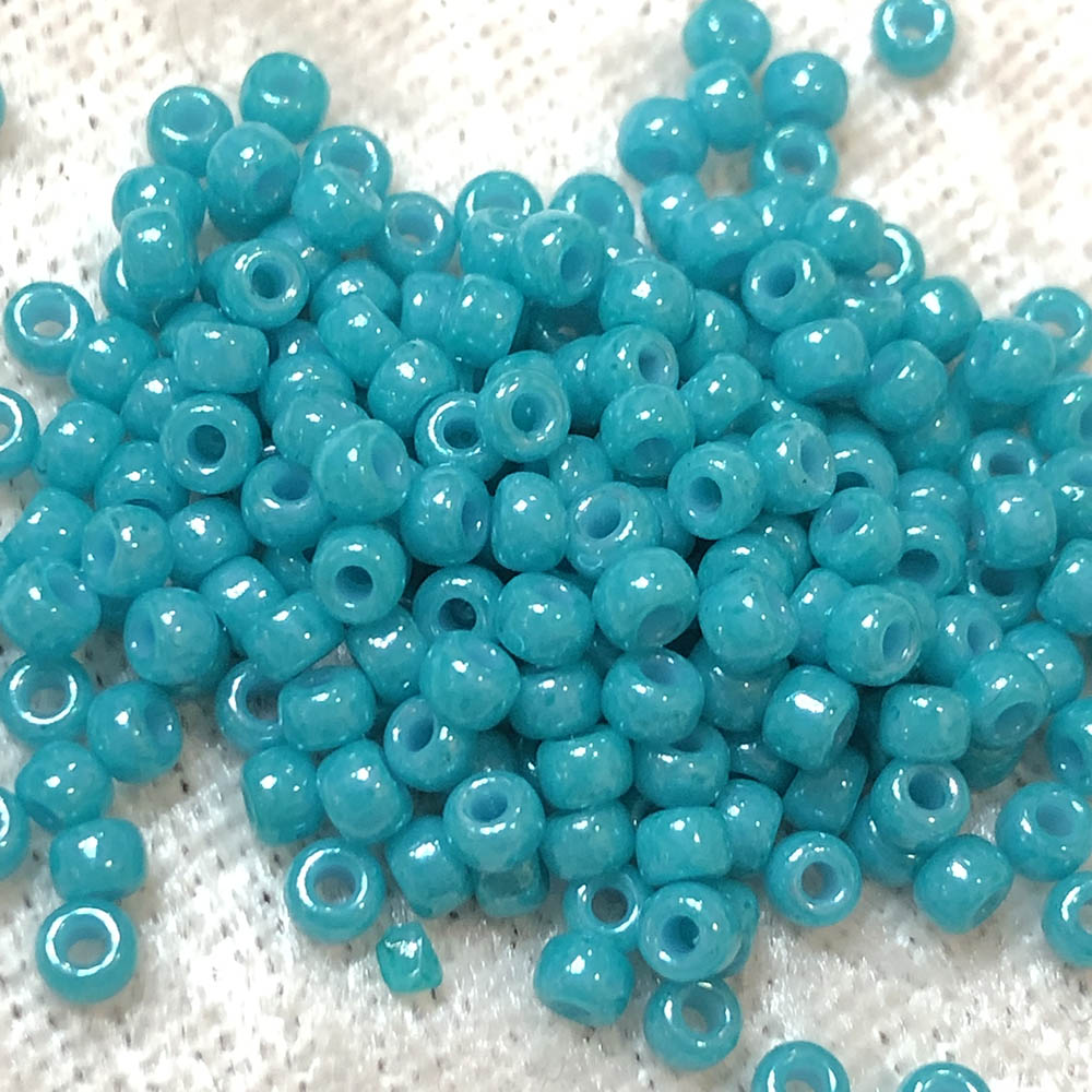 8/0 Teal Luster 430J Japanese Seed Beads