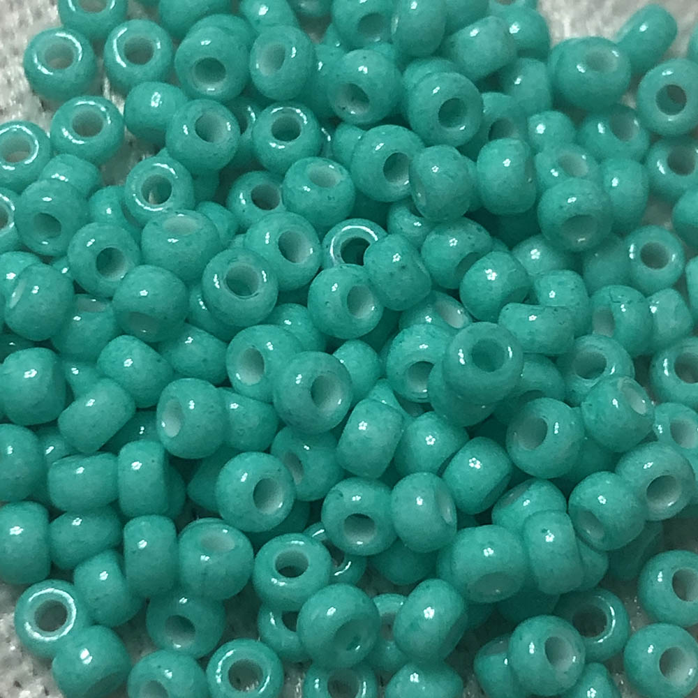 8/0 Opaque Aqua Blue 412C Japanese Seed Beads