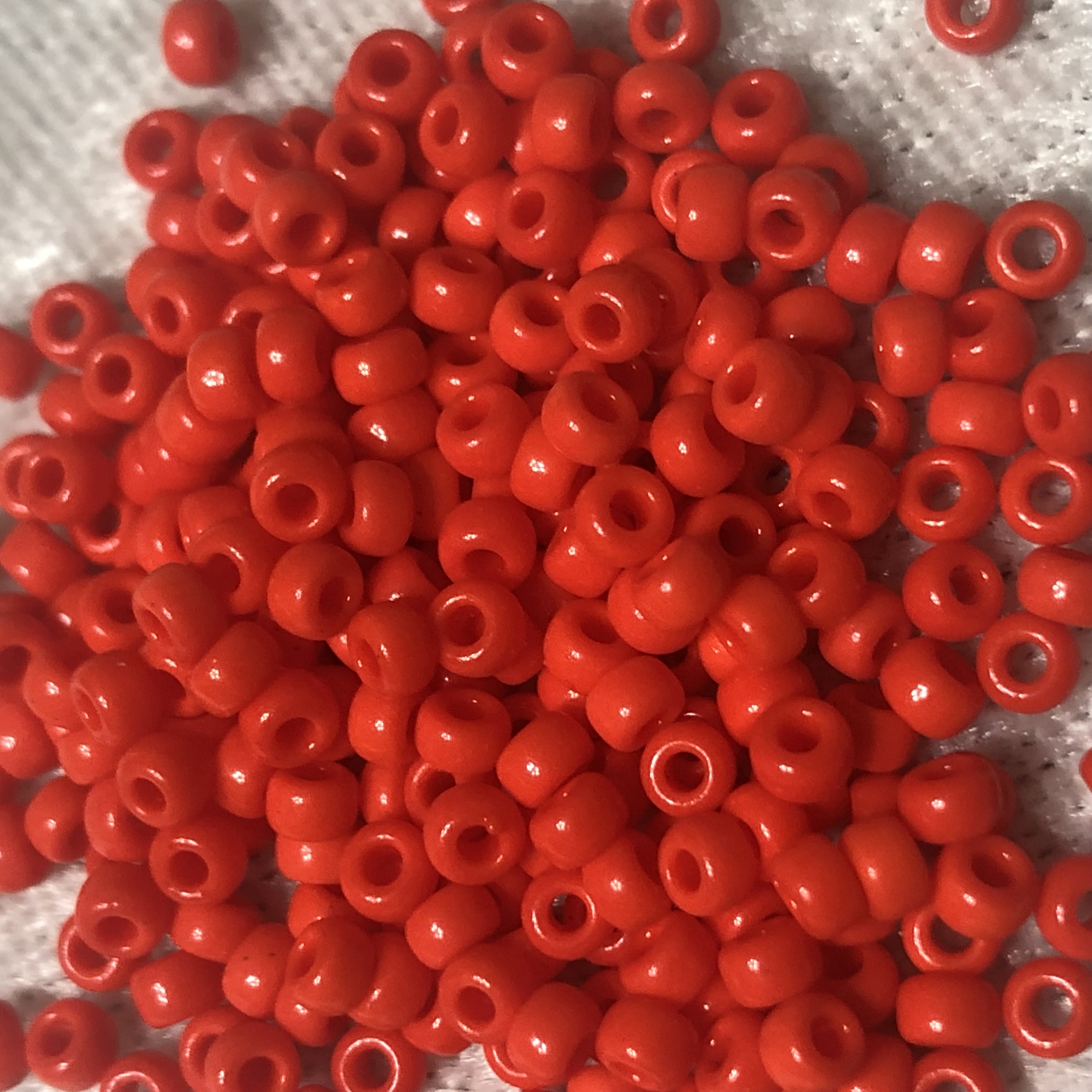 8/0 Opaque Vermilion Red 407 Japanese Seed Beads