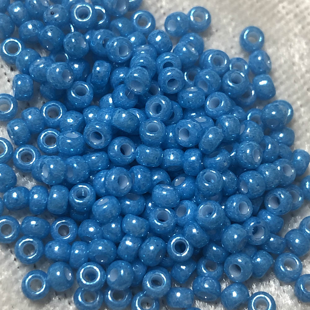 8/0 Opaque Baby Blue Luster 430G Japanese Seed Beads