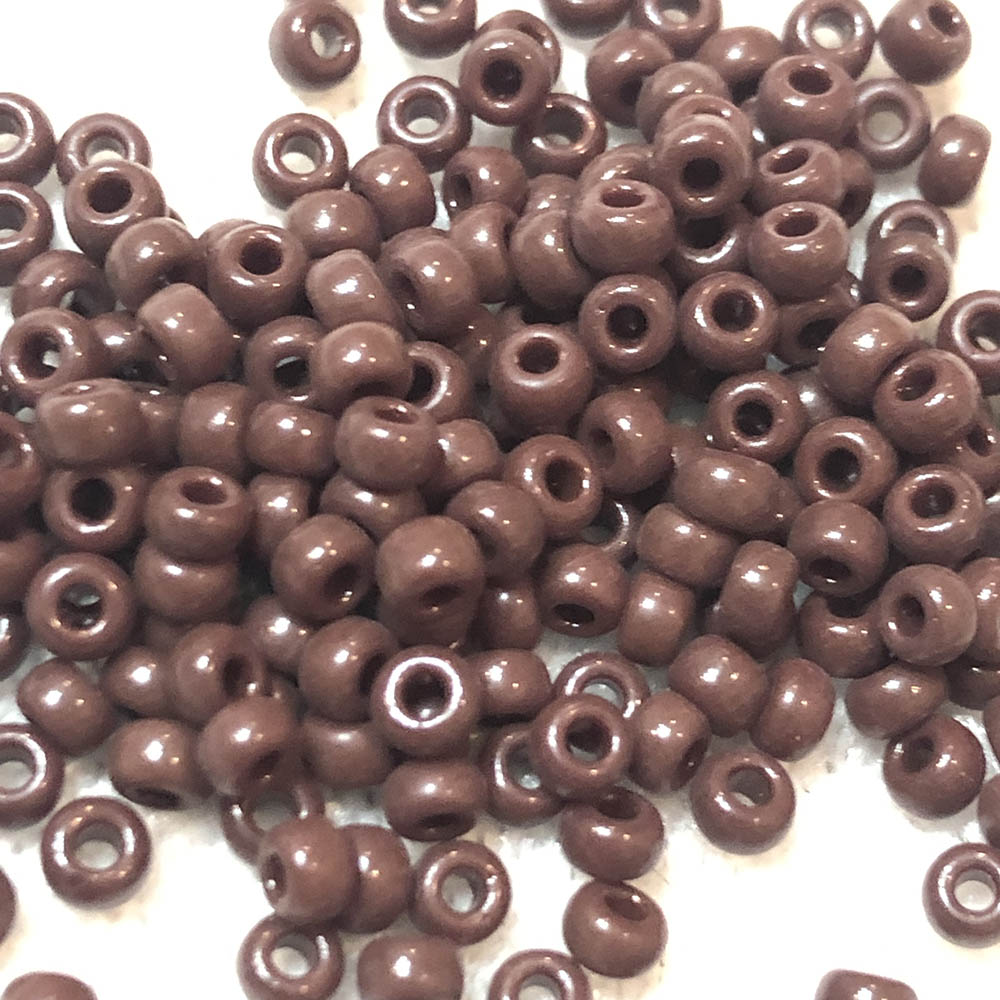 8/0 Opaque Chocolate 409 Japanese Seed Beads