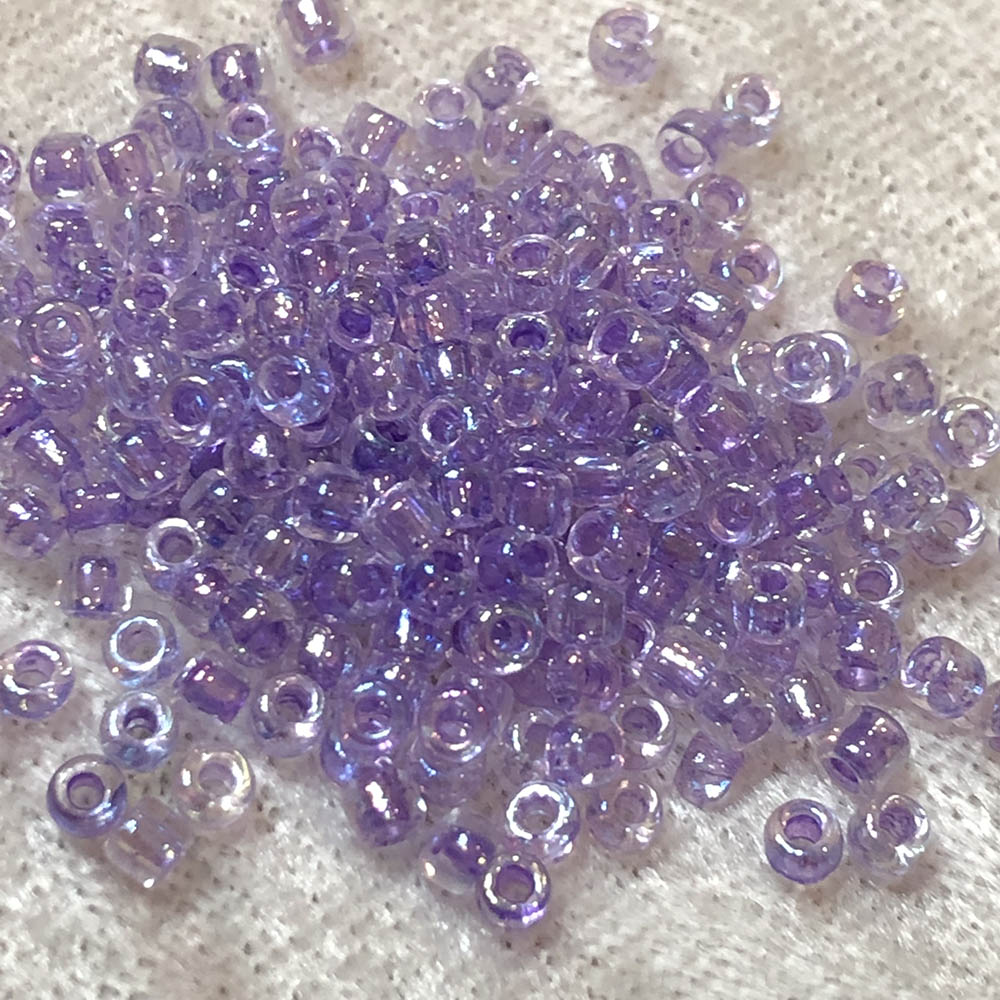 8/0 Transparent Purple AB 356 Japanese Seed Beads